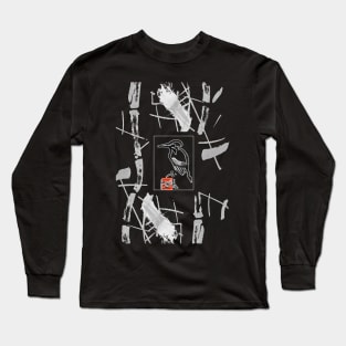 sumi-e bird4 Long Sleeve T-Shirt